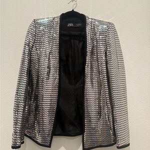 Metallic Zara Blazer